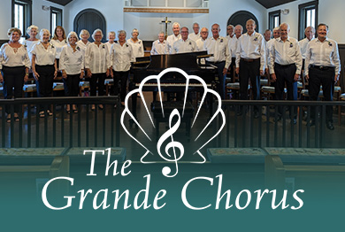 The Grande Chorus group photo and logo