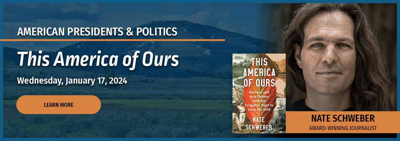 This America of Ours: - Nate Schweber, Award-Winning Journalist Wednesday, January 17, 2024 - Click to Learn More